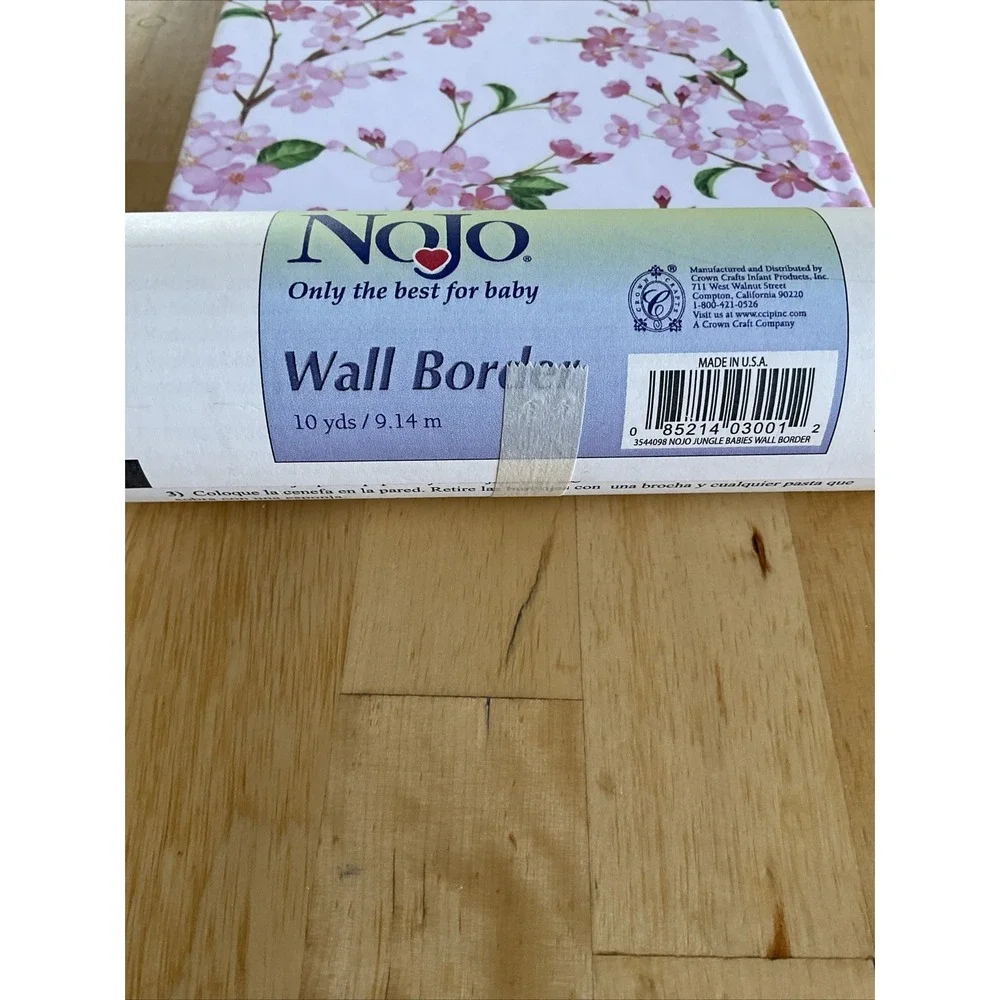 Nojo Babies Wall Border 90s 10‎ Yards Wall Border New Nurseries